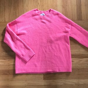 & Other Stories Bright Pink Soft Sweater